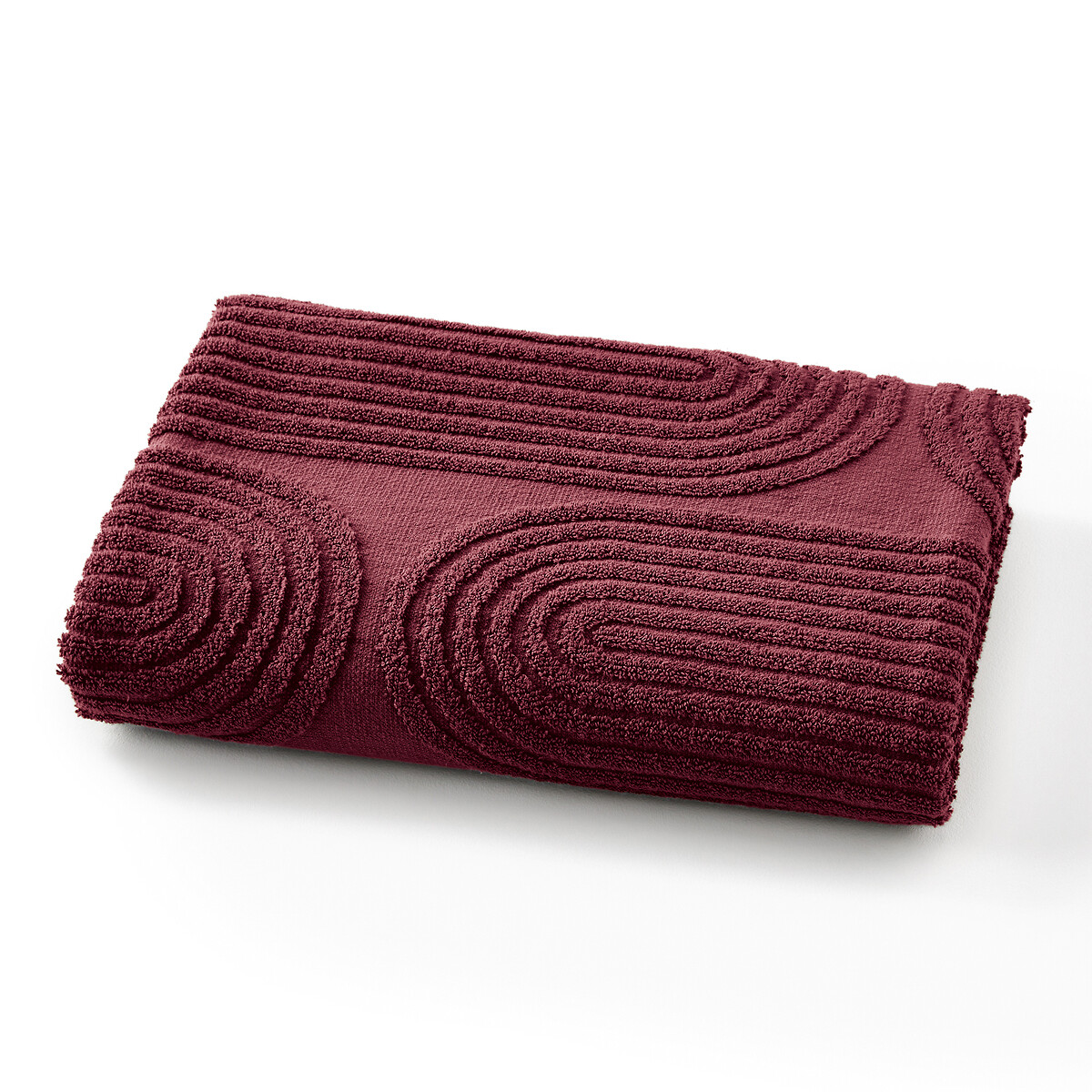Банное полотенце макси из махровой ткани букле 500 гм Molina  100 x 150 см фиолетовый LaRedoute, размер 100 x 150 см