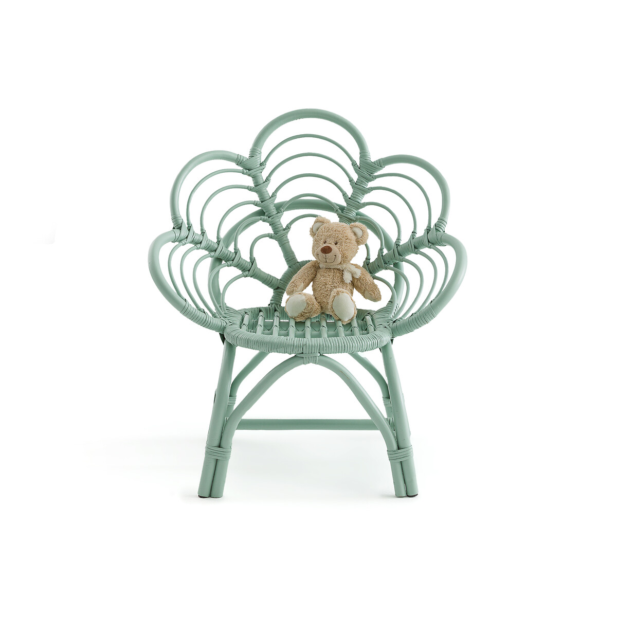Кресло из ротанга Flores  единый размер зеленый LaRedoute - фото 2