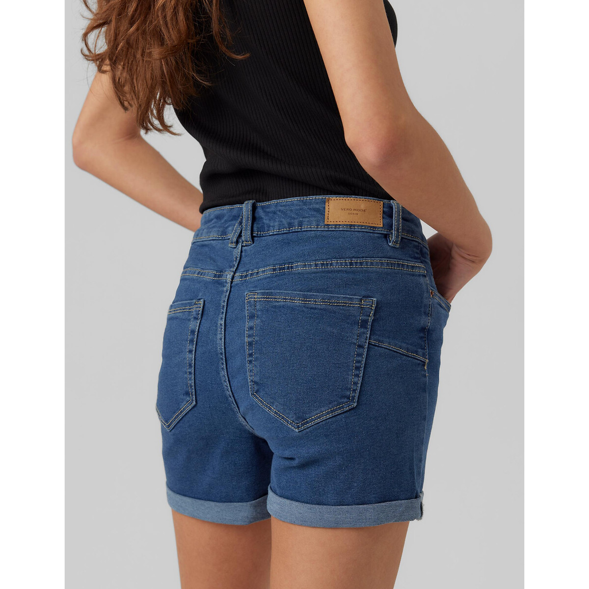 Шорты Из джинсовой ткани XL синий LaRedoute, размер XL - фото 2