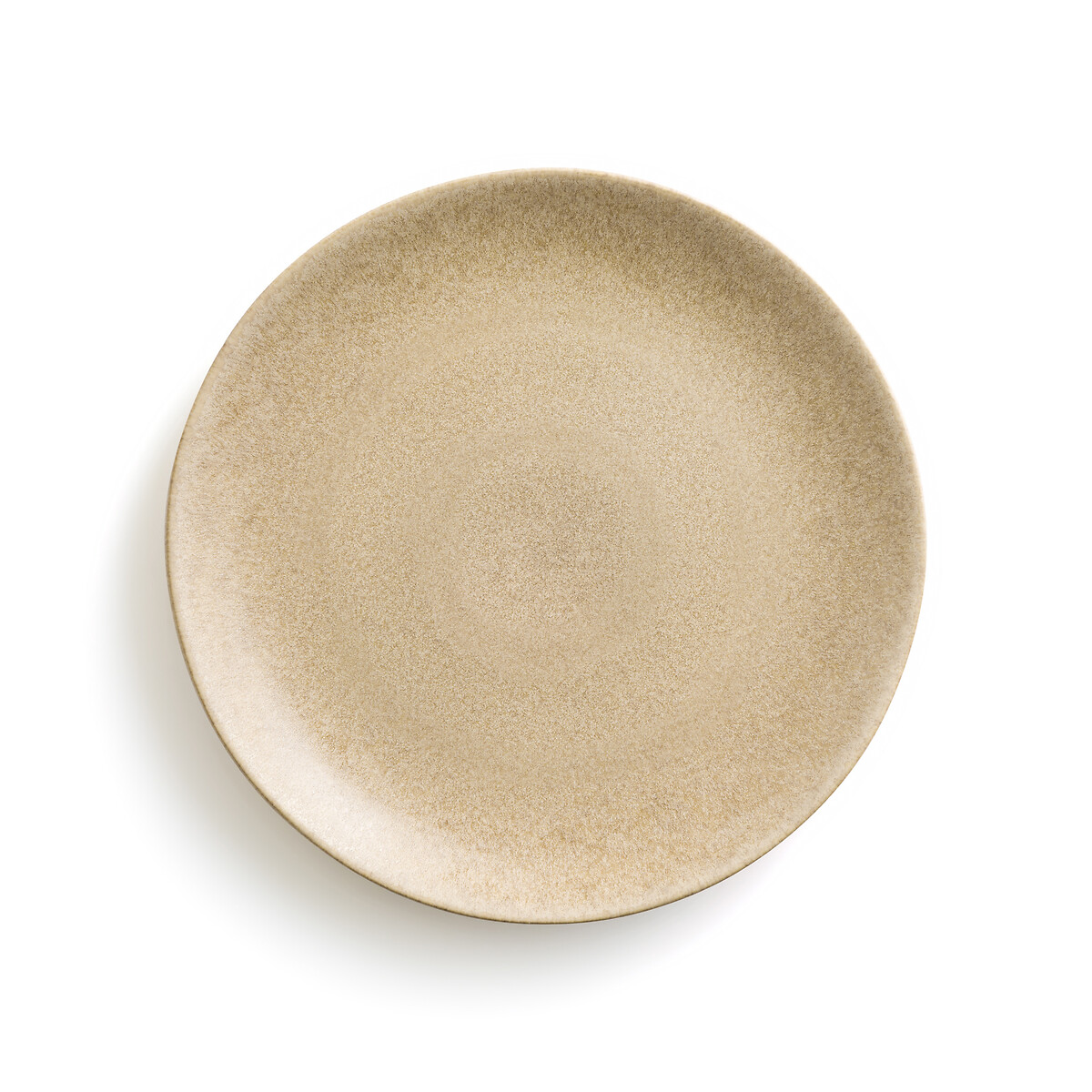 Комплект из четырех тарелок из Матовой глазурованной керамики Titus единый размер каштановый
