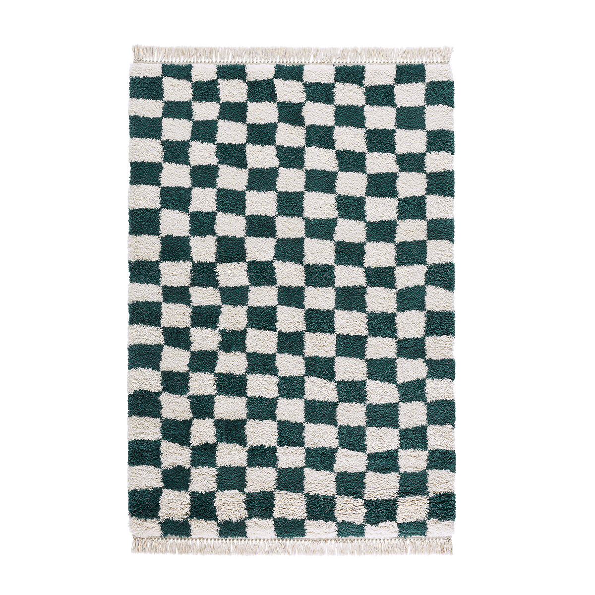 Ковер С шахматным принтом Danito 200 x 290 см зеленый LaRedoute, размер 200 x 290 см - фото 2