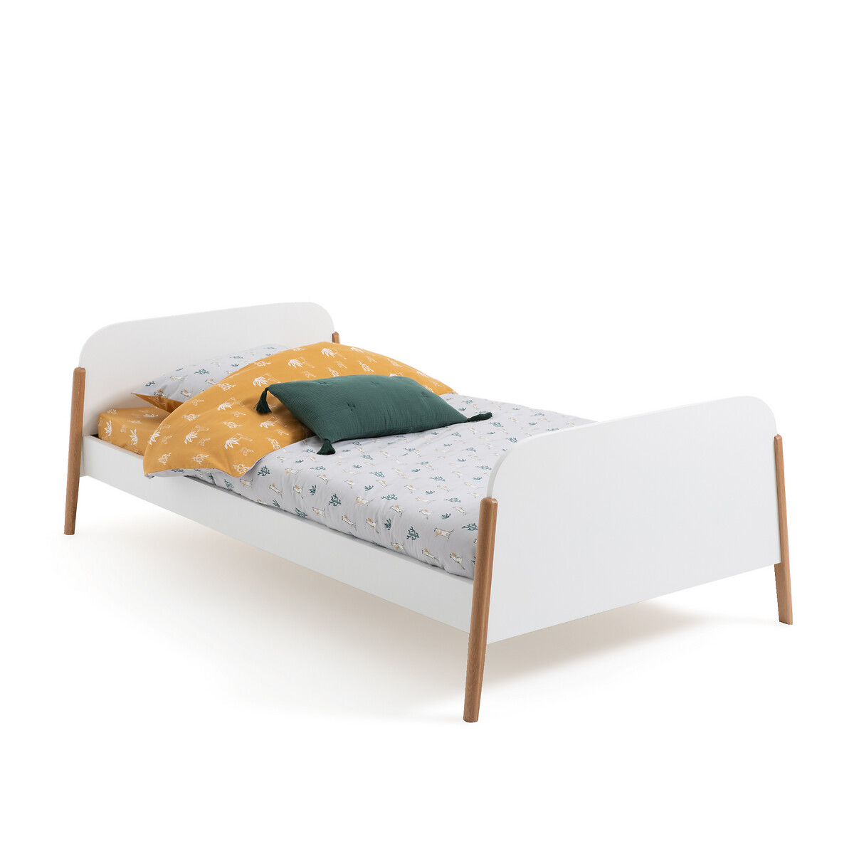 Кровать Детская с основанием Nadil 90 x 190 см белый