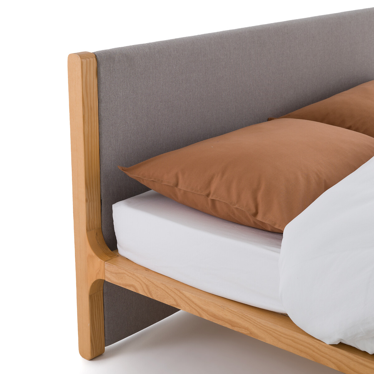 Кровать La Redoute С реечным дном ELORI 160 x 200 см серый, размер 160 x 200 см - фото 4