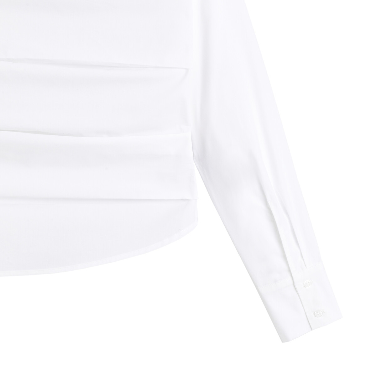 Рубашка LaRedoute Ассиметричная 38 (FR) - 44 (RUS) белый, размер 38 (FR) - 44 (RUS) Ассиметричная 38 (FR) - 44 (RUS) белый - фото 3