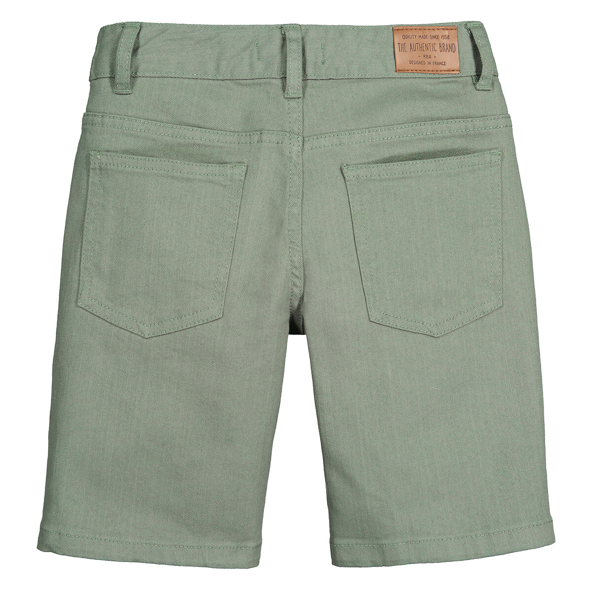 Бермуды Из джинсовой ткани 3-12 лет 10 зеленый LaRedoute, размер 10 - фото 4