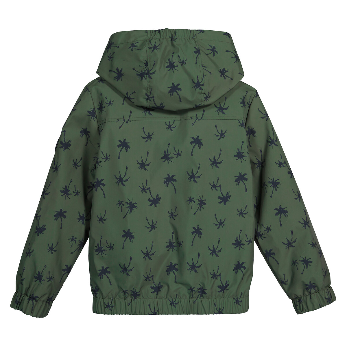 Куртка С капюшоном с принтом пальмы 3 года - 94 см зеленый LaRedoute, размер 3 года - 94 см - фото 4
