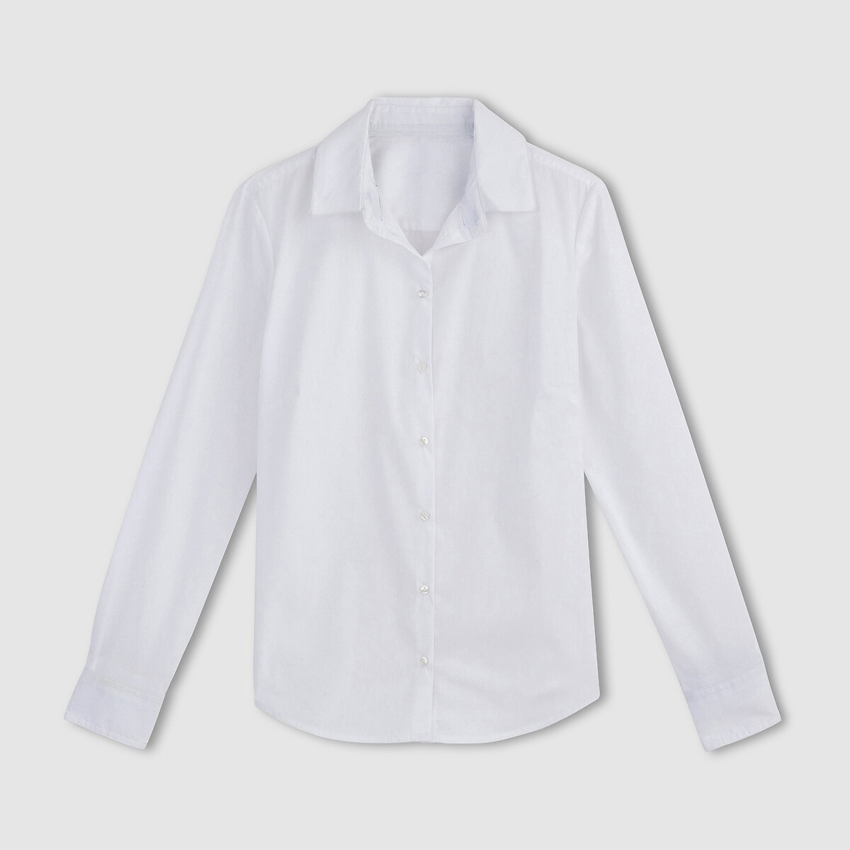 

Рубашка LA REDOUTE COLLECTIONS, Черный, Рубашка Однотонная с длинными рукавами рубашечный воротник 38 (FR) - 44 (RUS) черный