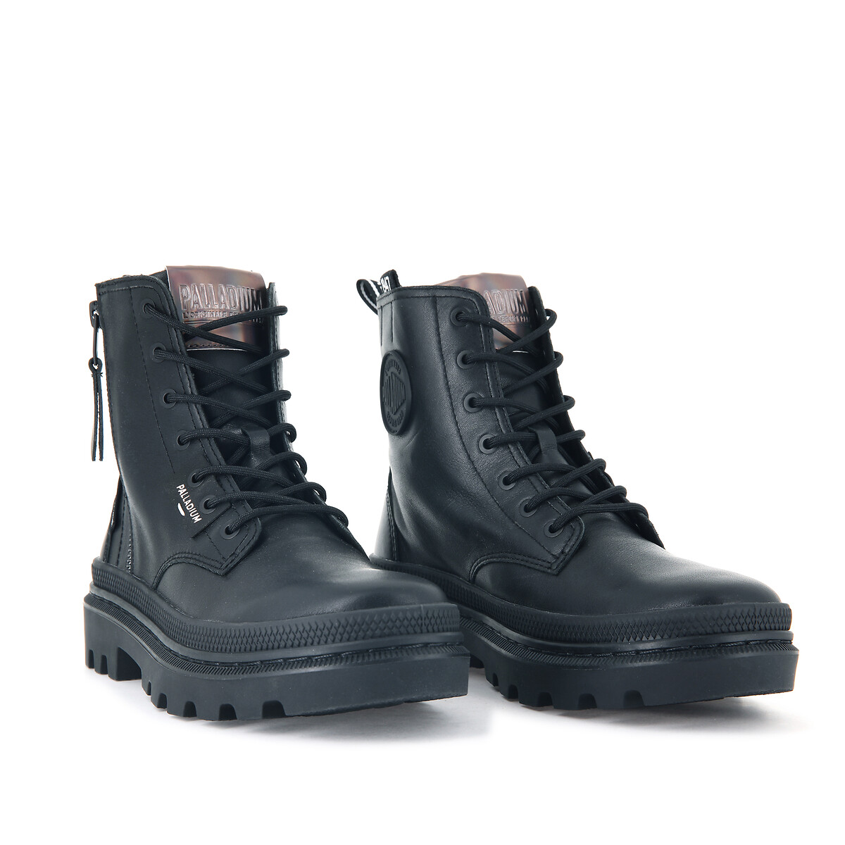 Ботинки LaRedoute Из кожи на молниях Pallatrooper Zip L 38 черный, размер 38 - фото 3