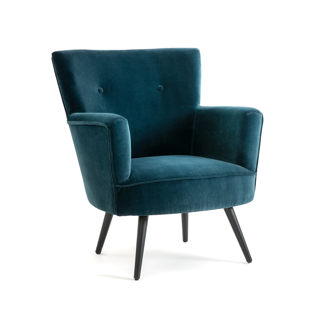 Кресло Велюровое William единый размер синий
