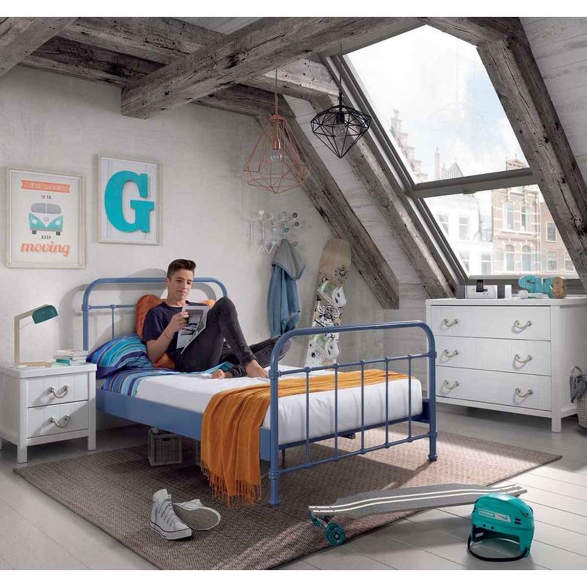 Lit enfant Retro 120x200
