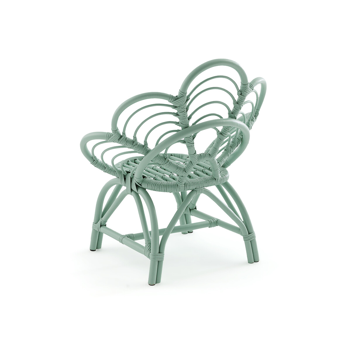Кресло из ротанга Flores  единый размер зеленый LaRedoute - фото 4