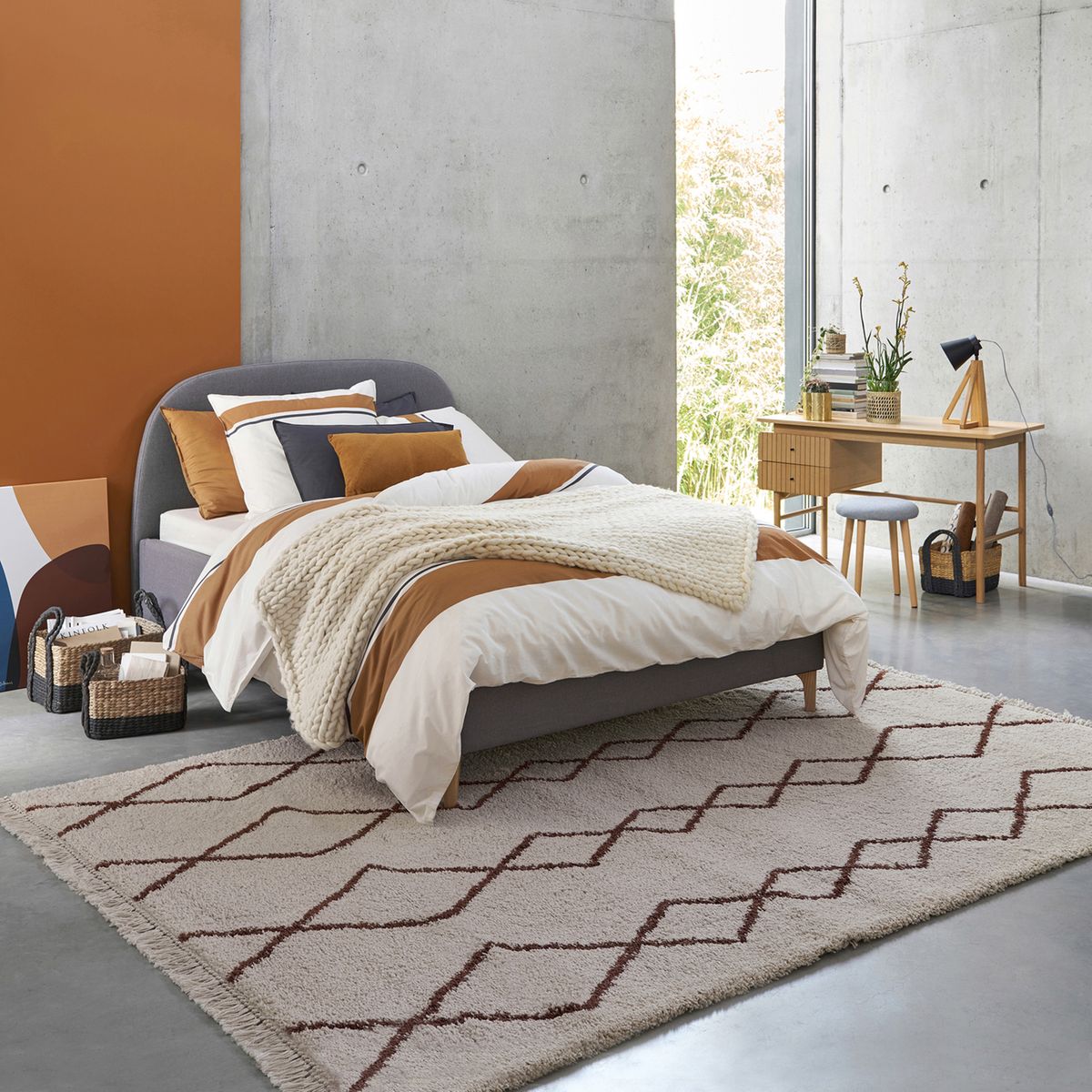 Lit coffre avec sommier relevable, Idaho