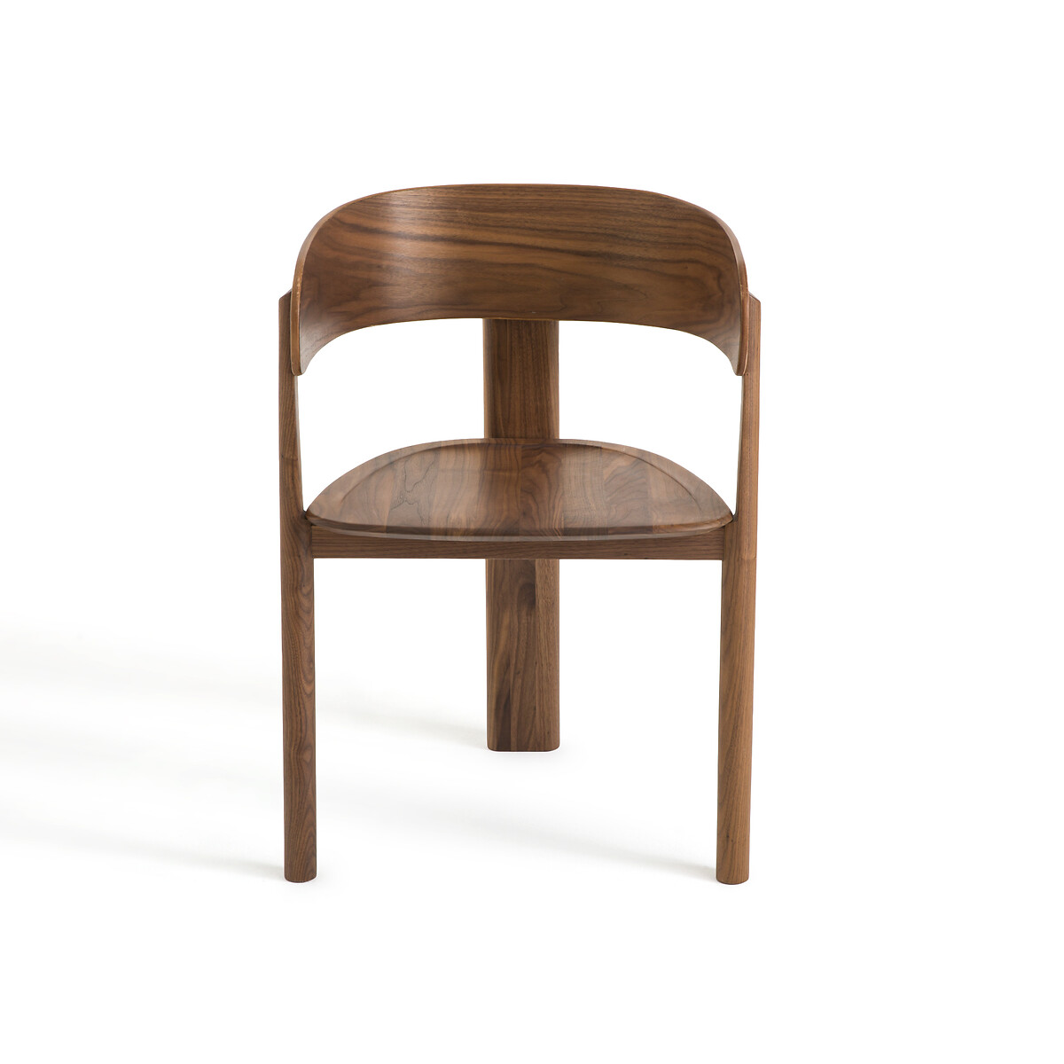 Кресло Для столовой из орехового дерева Marais дизайн Э Галлина единый размер каштановый LaRedoute - фото 2