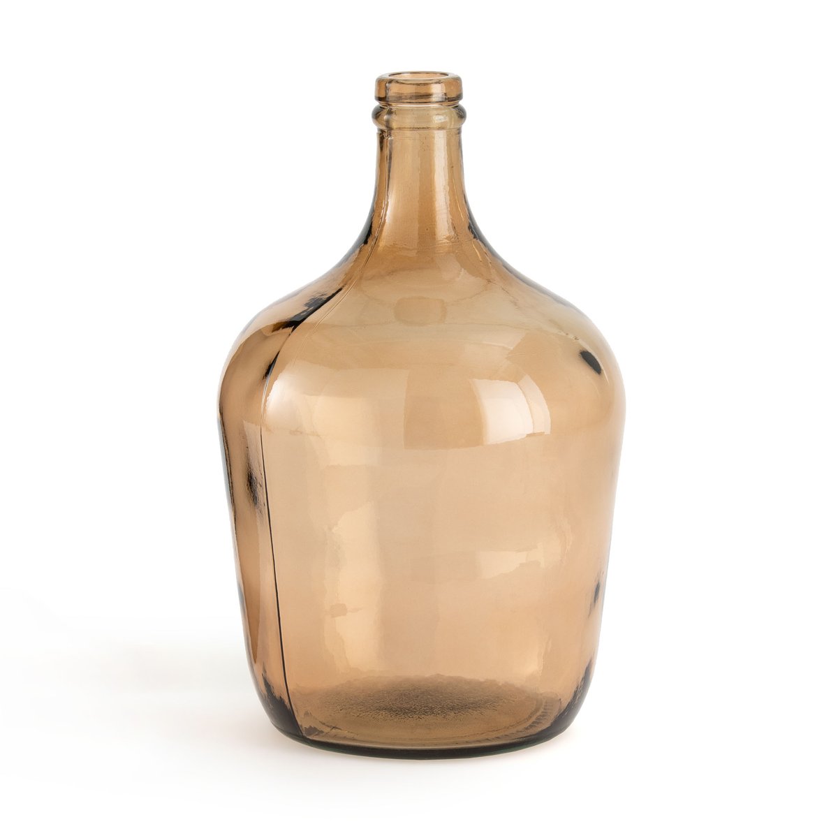 ваза бутыль 10 5х12 5 см в ассортименте Ваза-бутыль из стекла Izolia единый размер каштановый