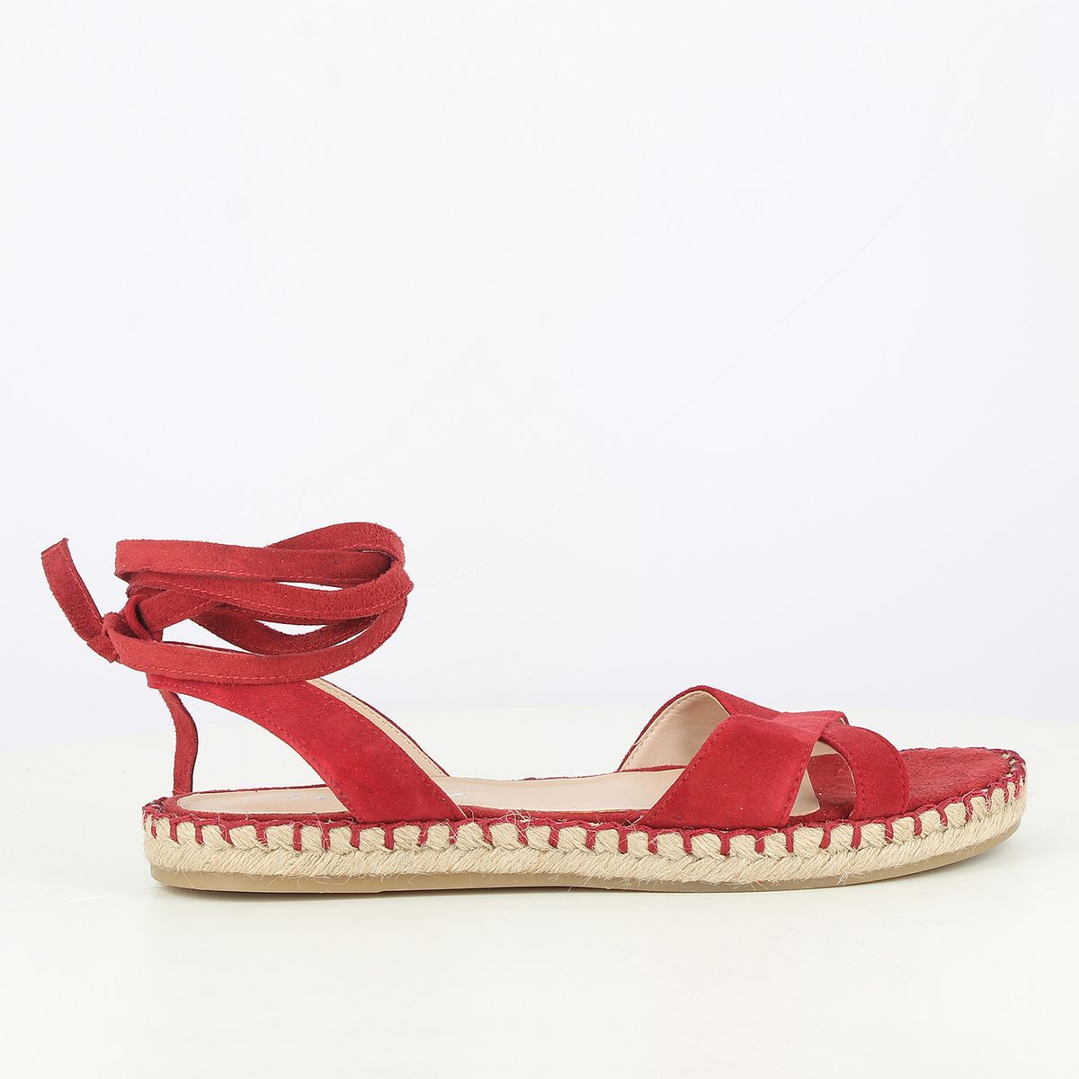 Sandales cuir plates