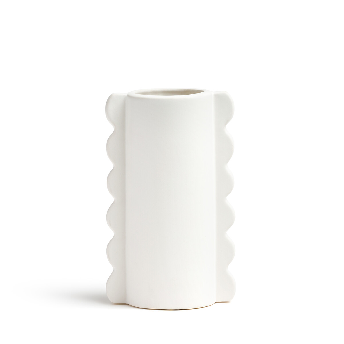 Ваза из фаянса В245 см Caldero единый размер белый ваза laredoute из керамики в245 см liso единый размер серый