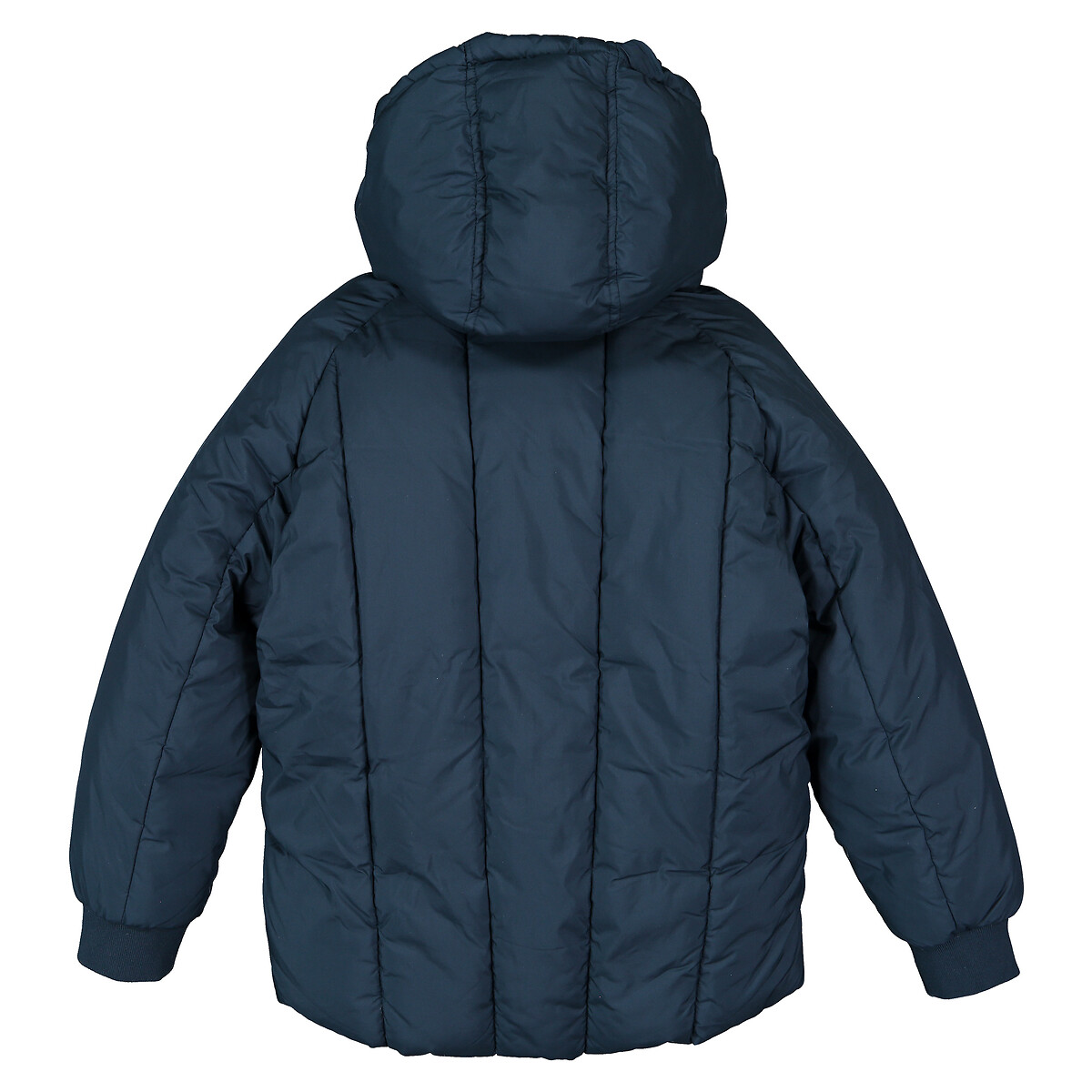 Куртка LaRedoute Стеганая утепленная с капюшоном 3-14 лет 14 лет - 162 см синий, размер 14 лет - 162 см - фото 4