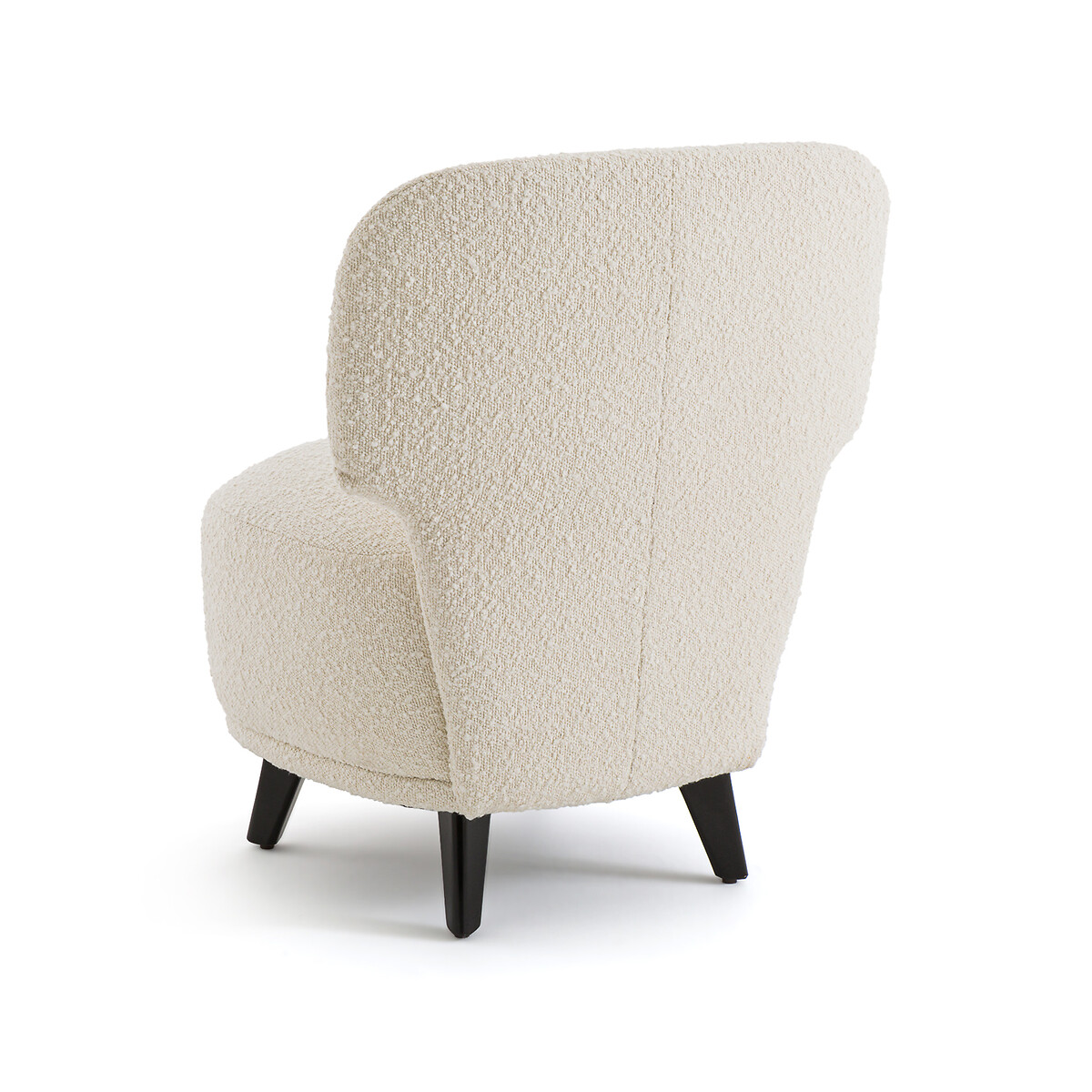 Кресло каминное L из ткани букле Odalie дизайн Э Галлина  единый размер бежевый LaRedoute - фото 4