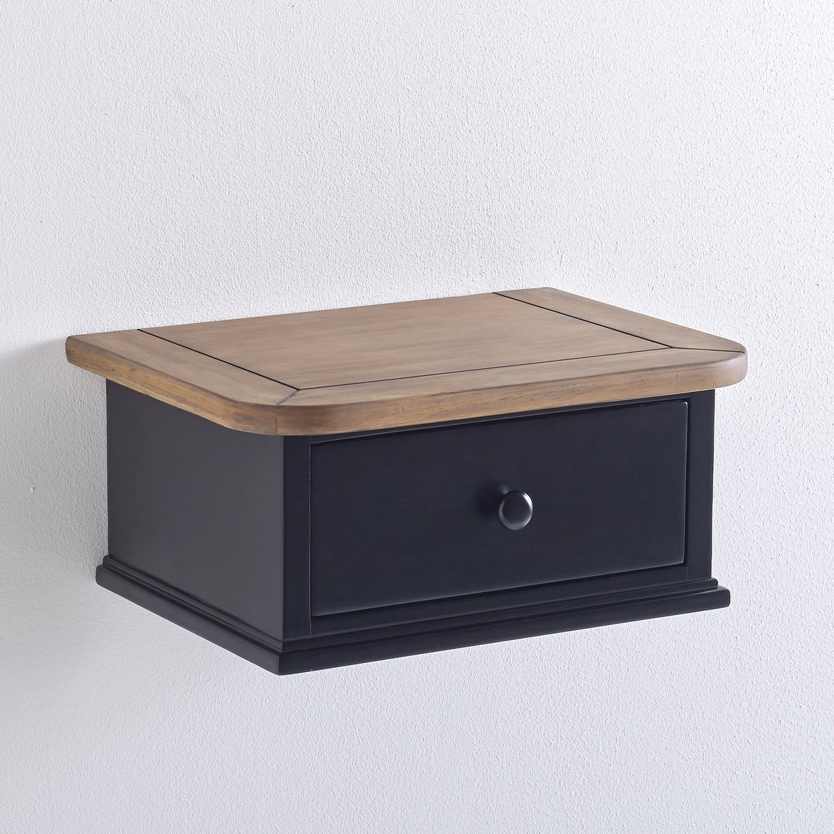 Image of Lipstick Wall-Mounted Pine Bedside Table