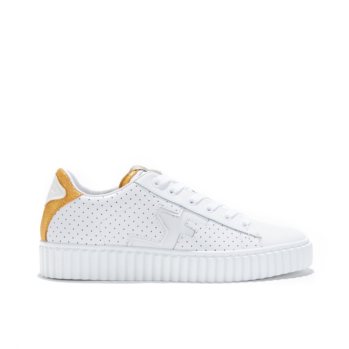 

Кеды MADISON PERFORATED WHITE & GOLD