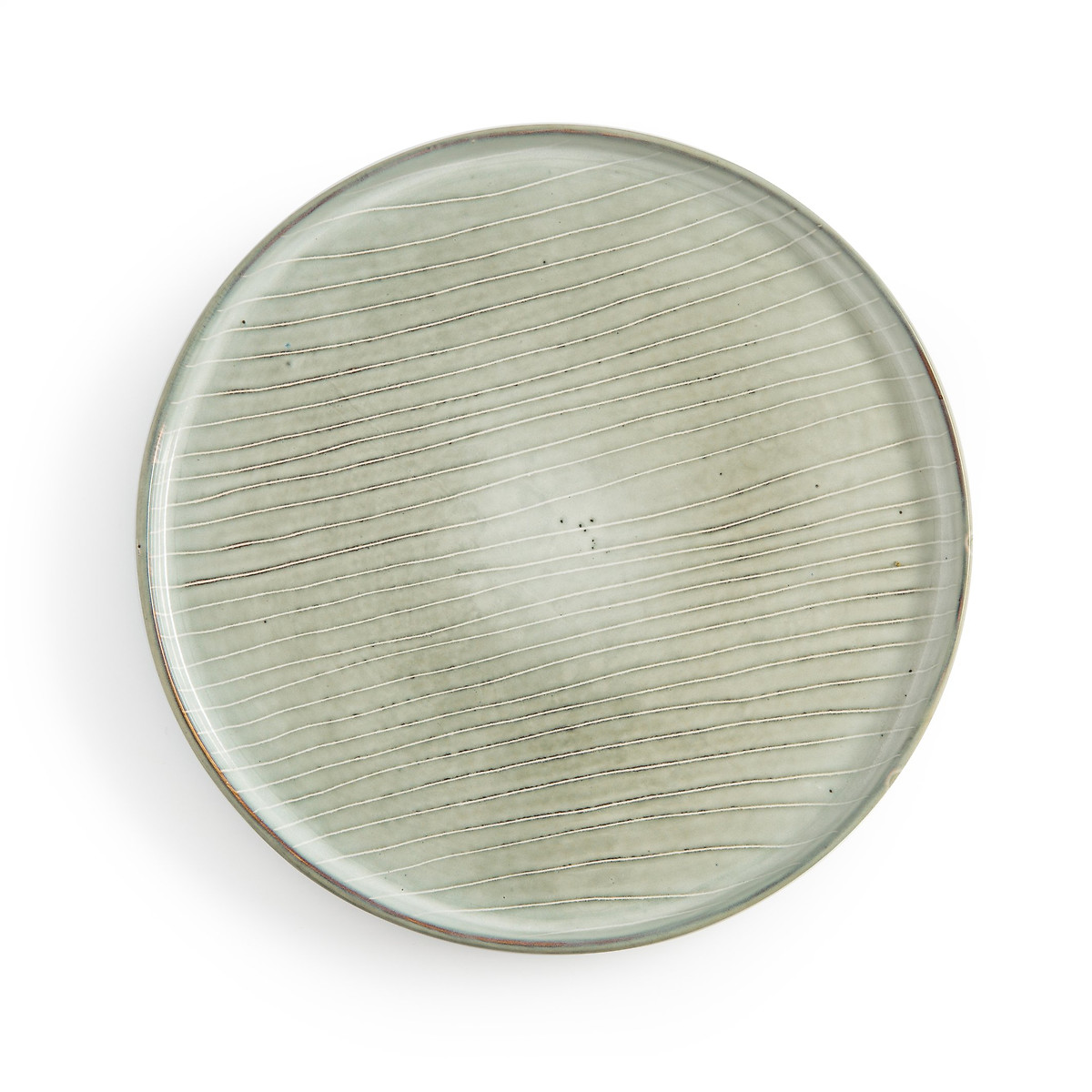 4 тарелки Плоские из керамики Shima единый размер зеленый