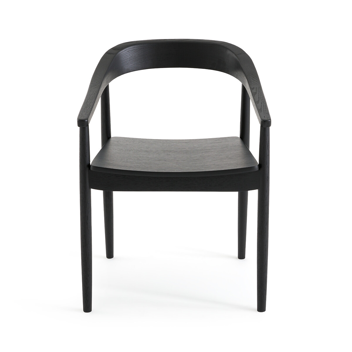 Кресло столовое из дуба с черным покрытием Galb  единый размер черный LaRedoute - фото 2