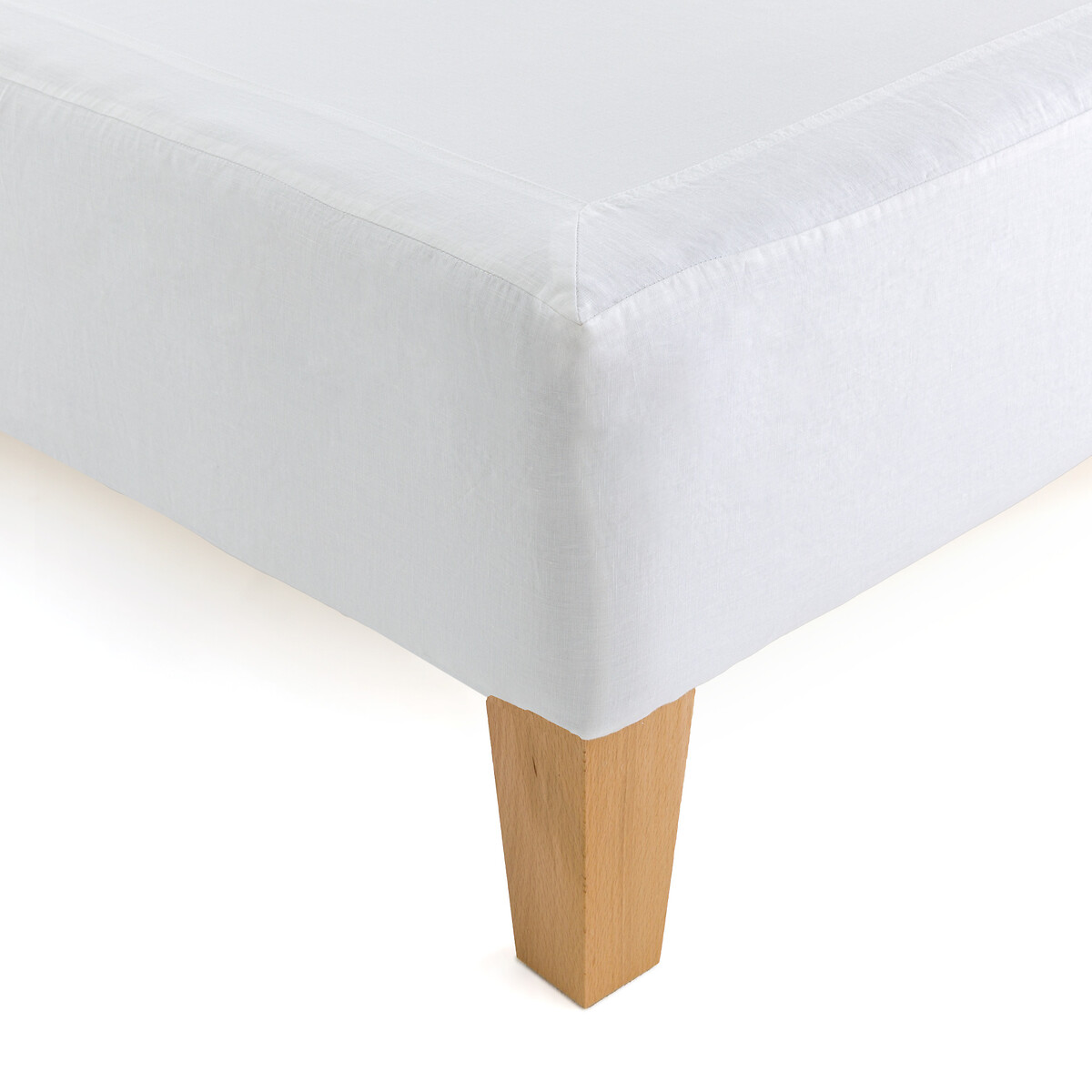 Чехол Для кровати из льнахлопка Gram 90 x 200 см белый
