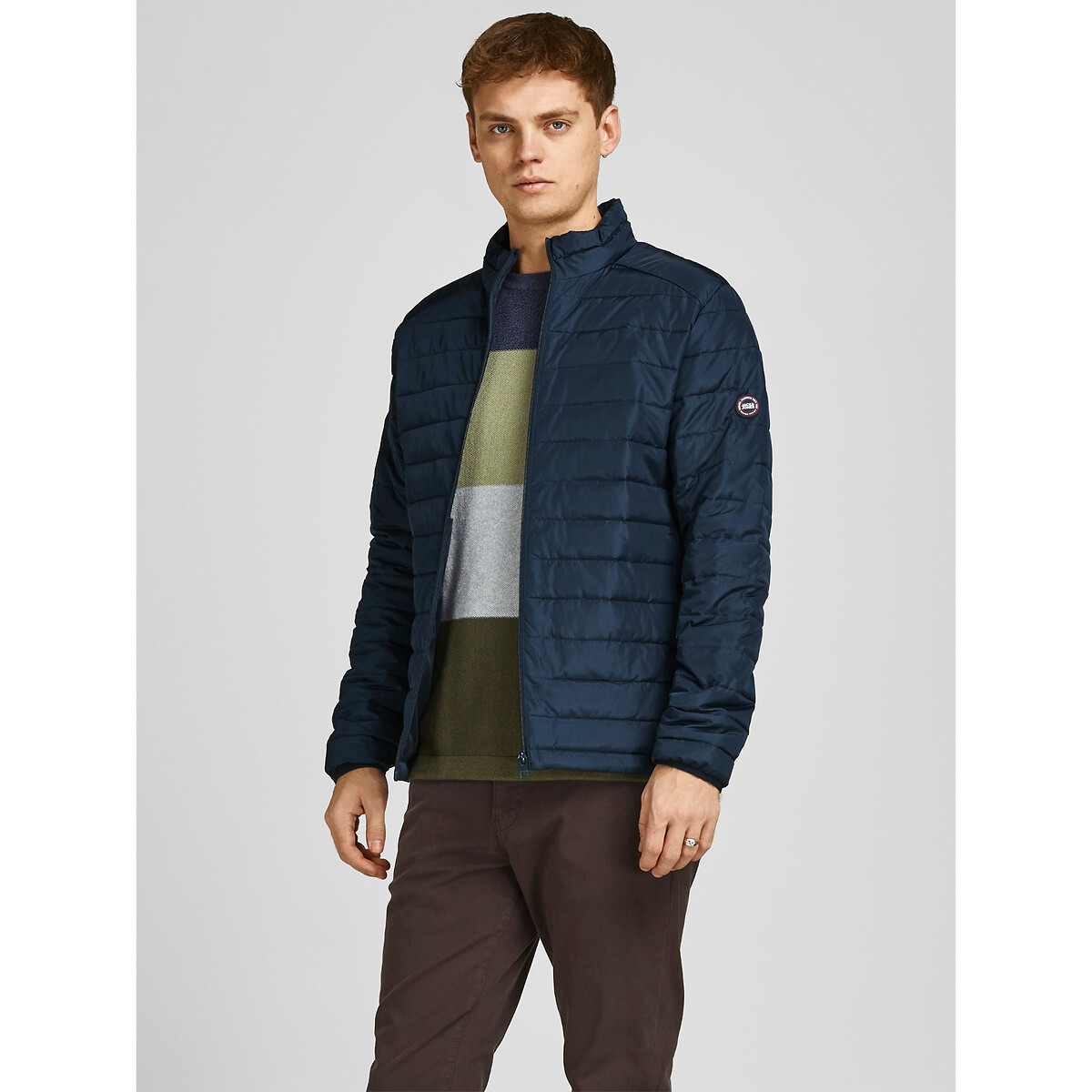 

Пуховик JACK & JONES, Синий, Пуховик Легкий с воротником-стойкой Ace Spring S синий