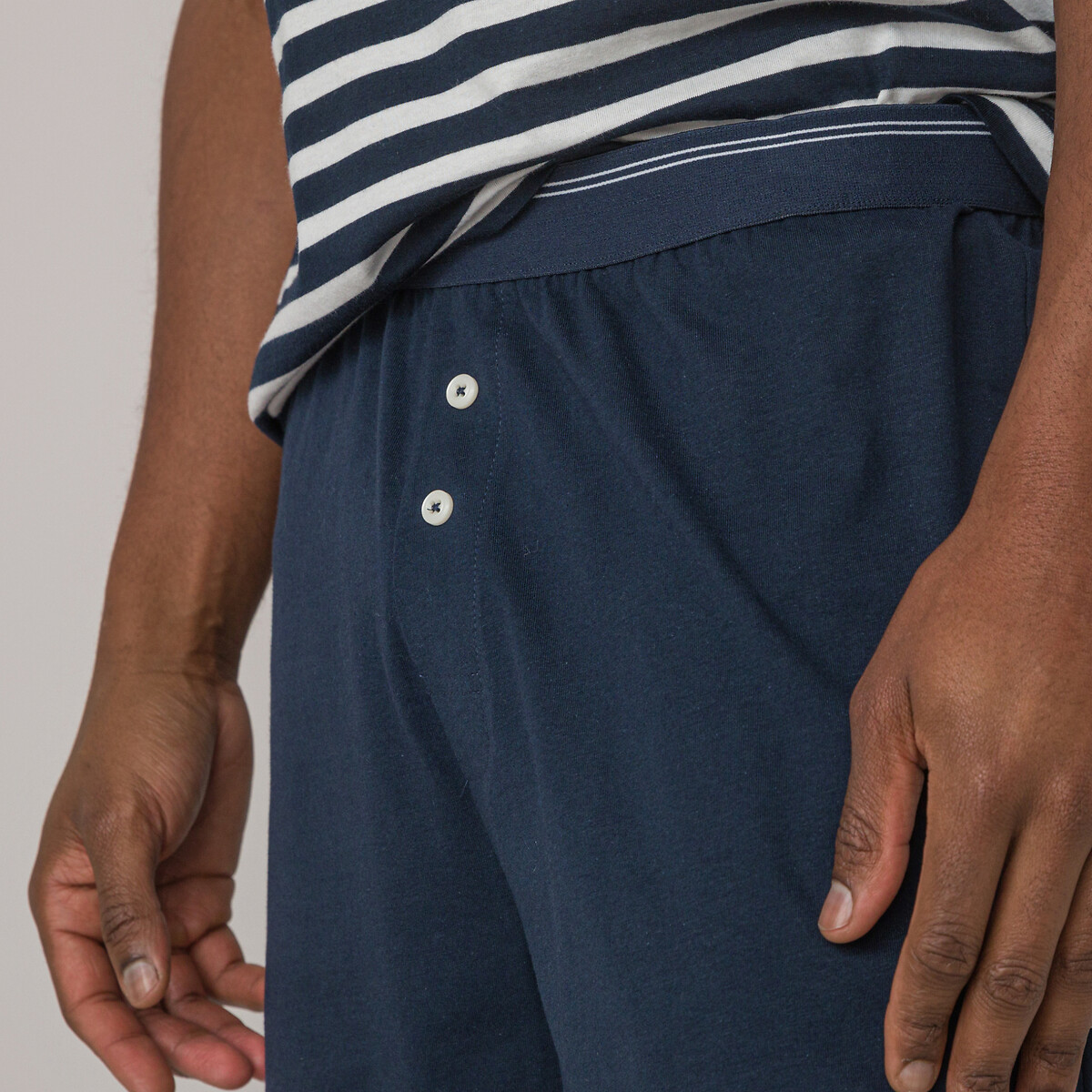 Пижама Из хлопкового джерси XL синий LaRedoute, размер XL - фото 3