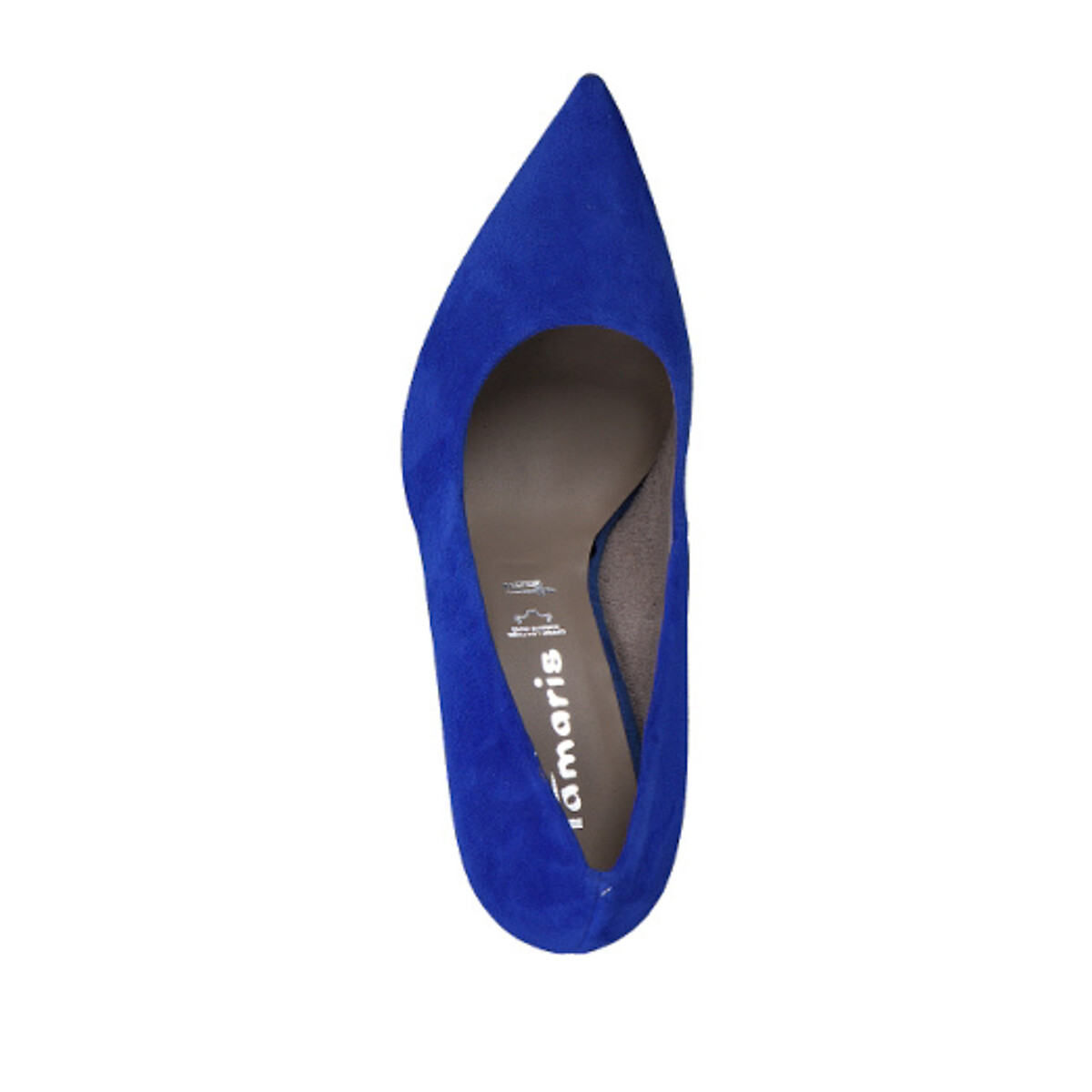 Туфли Кожаные на каблуке 36 синий LaRedoute, размер 36 - фото 3