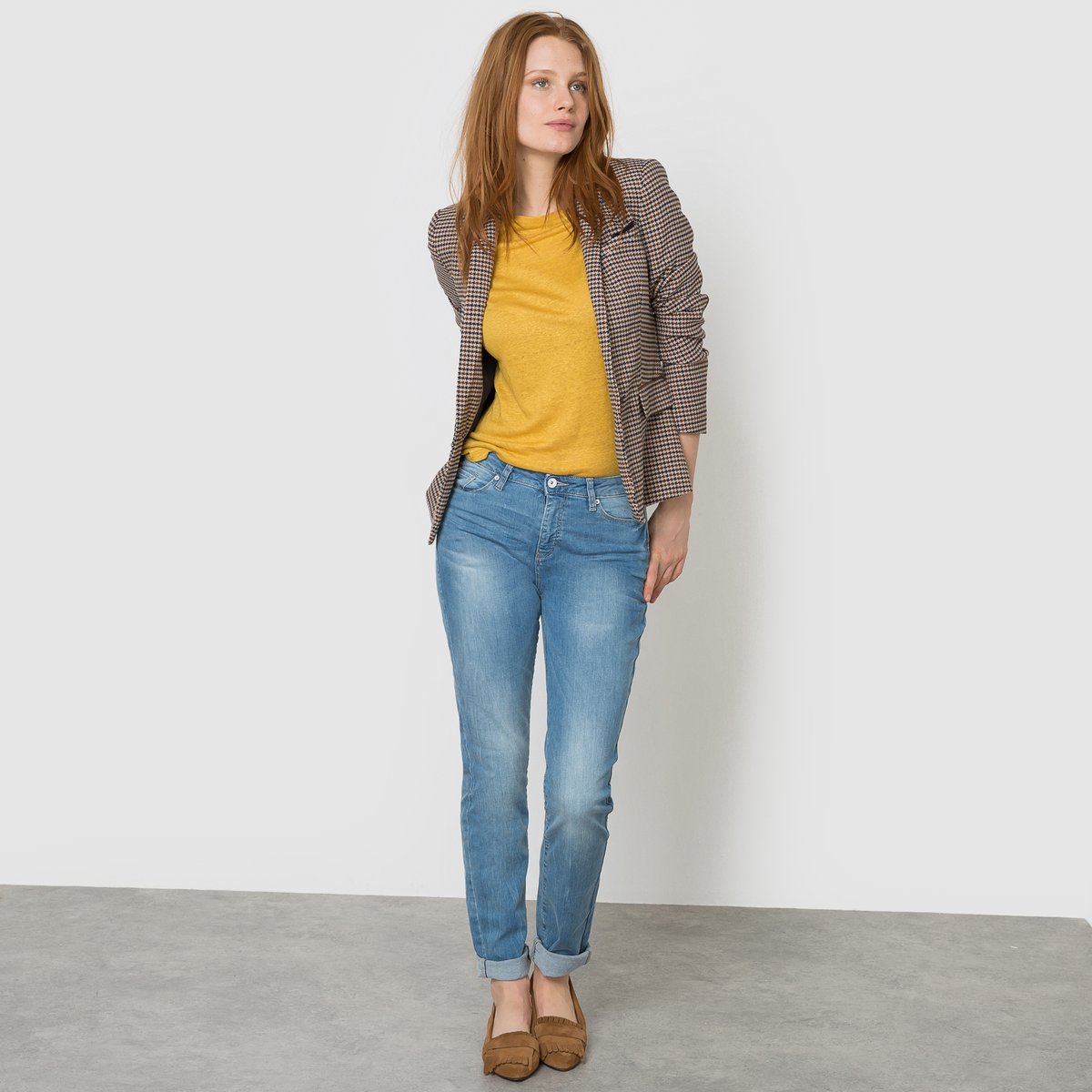 

Джинсы узкие, с высокой талией ESPRIT CLAIR