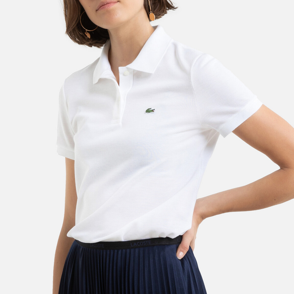 Polo regular em algodão suave