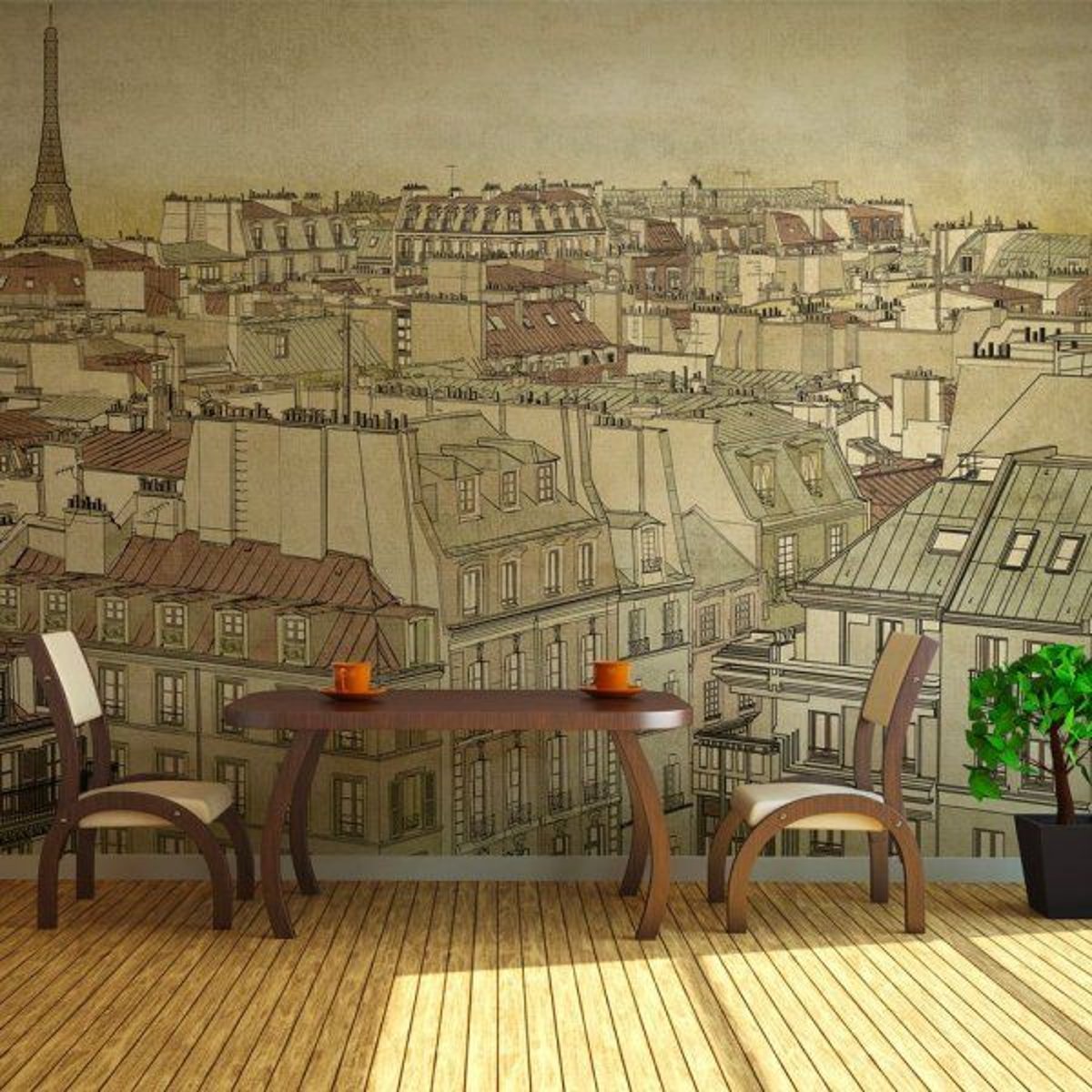 Papier Peint Good Bye Paris!