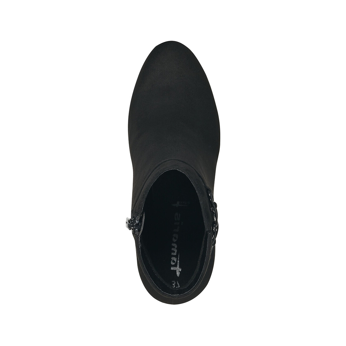 Ботинки На каблуке 36 черный LaRedoute, размер 36 - фото 3