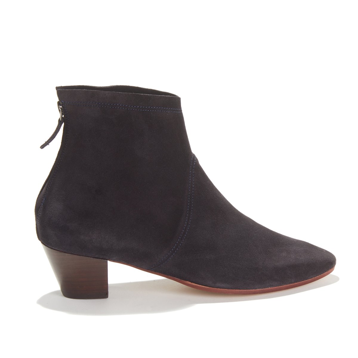 Ботильоны La Redoute Замшевые LEAH SUEDE CALF 39 синий замшевые женские ботильоны на авито