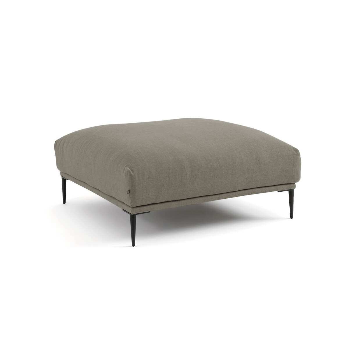 Repose-pied XL lin epais stonewashed, Oscar design