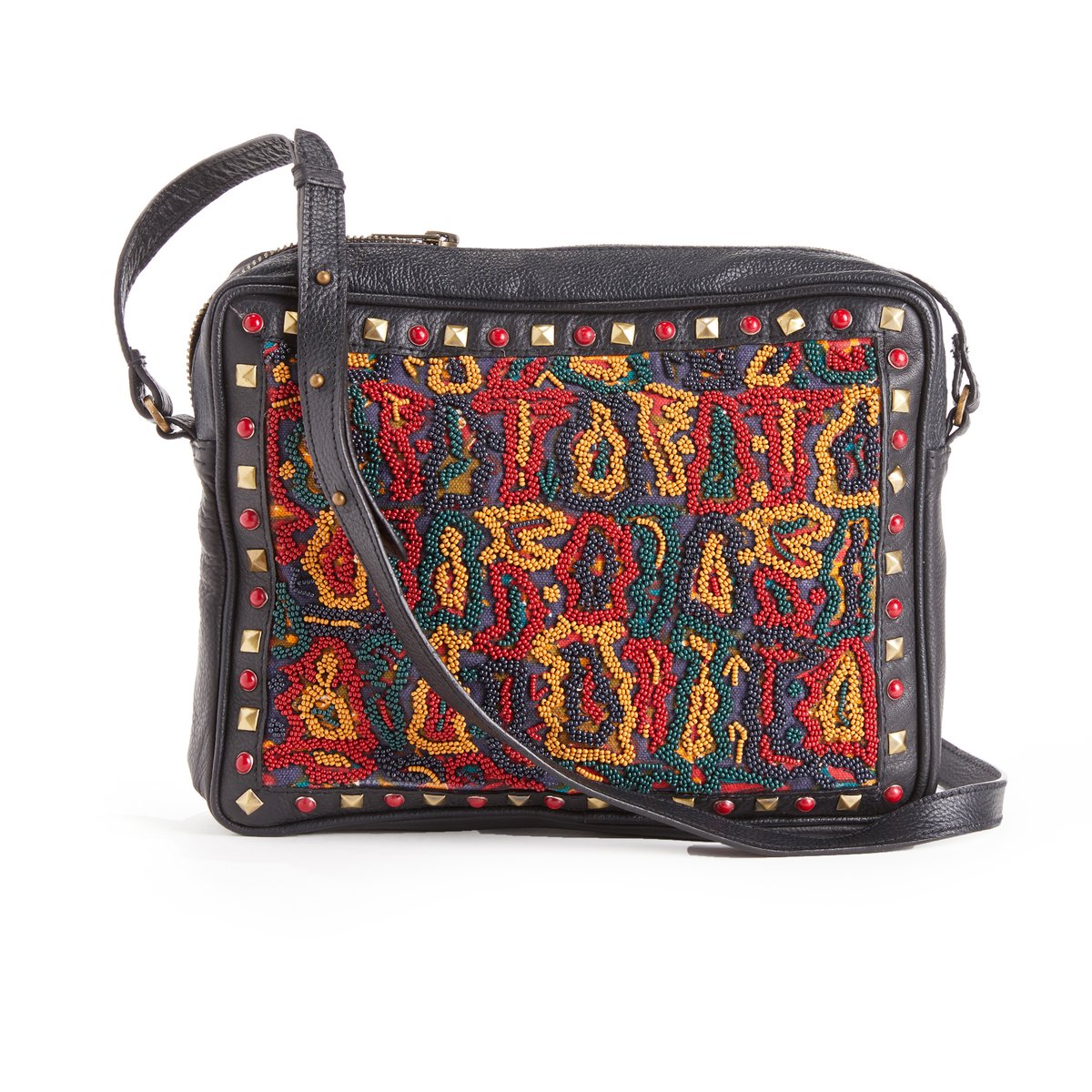 

Сумка через плечо с гвоздиками и бусинами MYREZ BAG