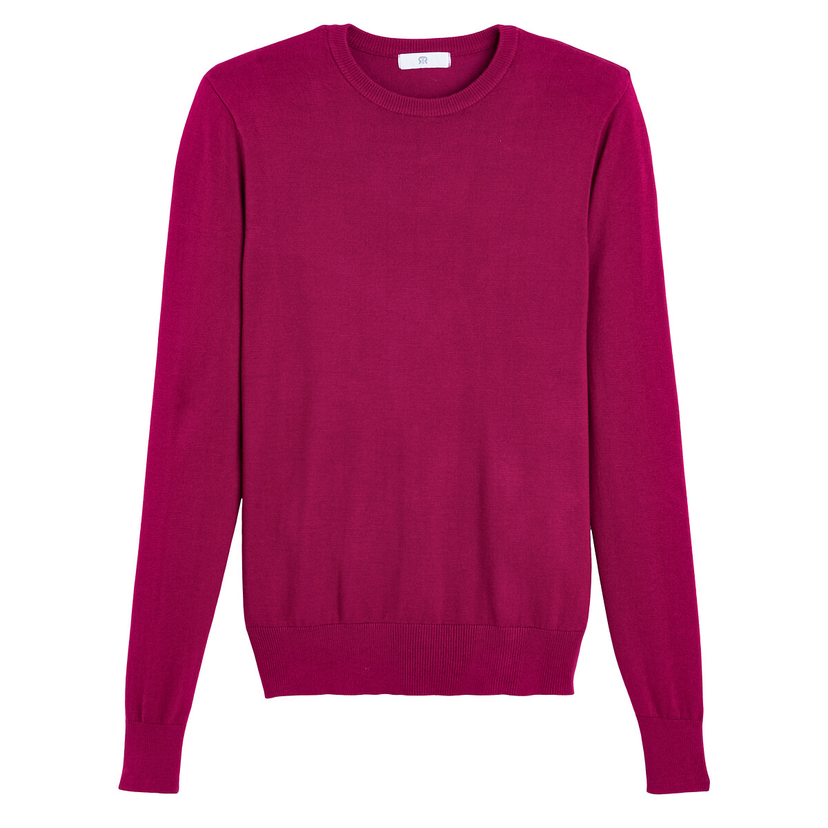 Пуловер LA REDOUTE COLLECTIONS С круглым вырезом базовая модель XL красный, размер XL - фото 5