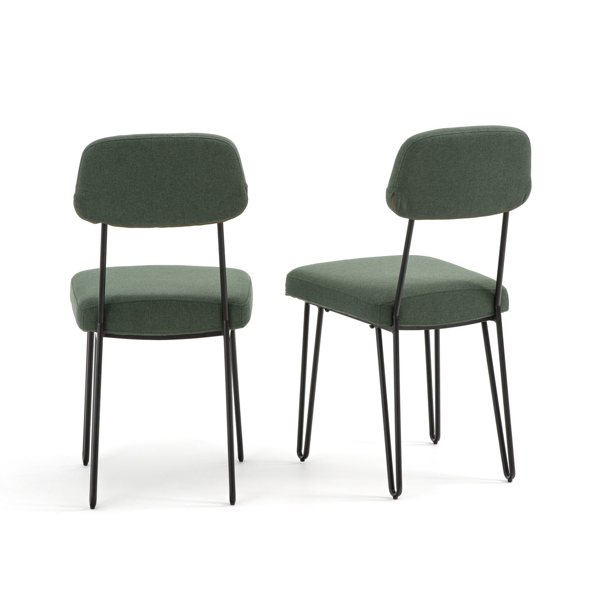 Комплект из  винтажных стульев La Redoute Koper единый размер зеленый - фото 2