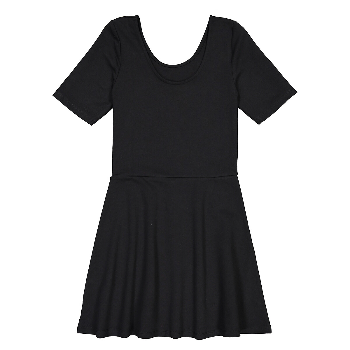 Платье LaRedoute С короткими рукавами 10-18 лет 12 лет -150 см черный, размер 12 лет -150 см - фото 4