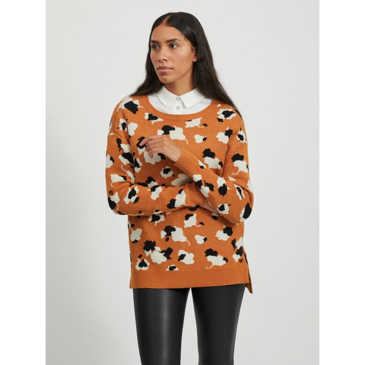 Pull en maille Ourlet asymétrique