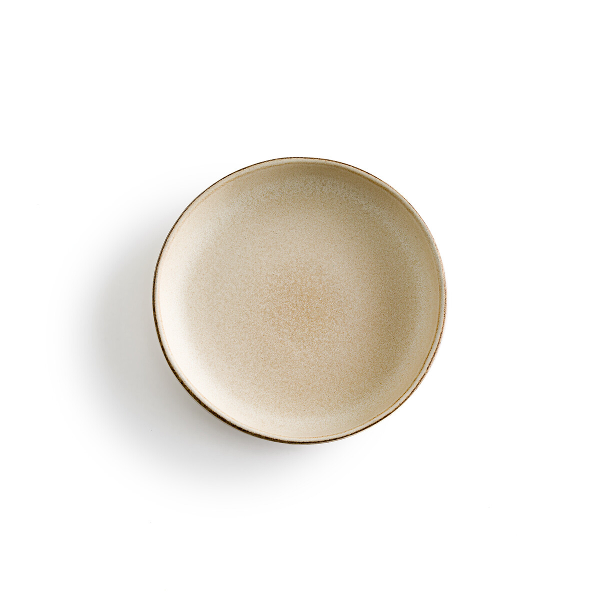Комплект из 4 тарелок для Пасты из керамики Gandra единый размер бежевый