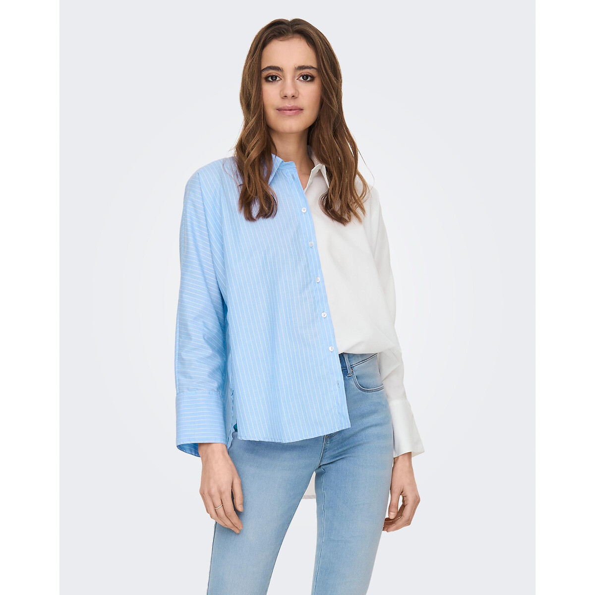 Рубашка Двухцветная XL синий LaRedoute, размер XL - фото 1