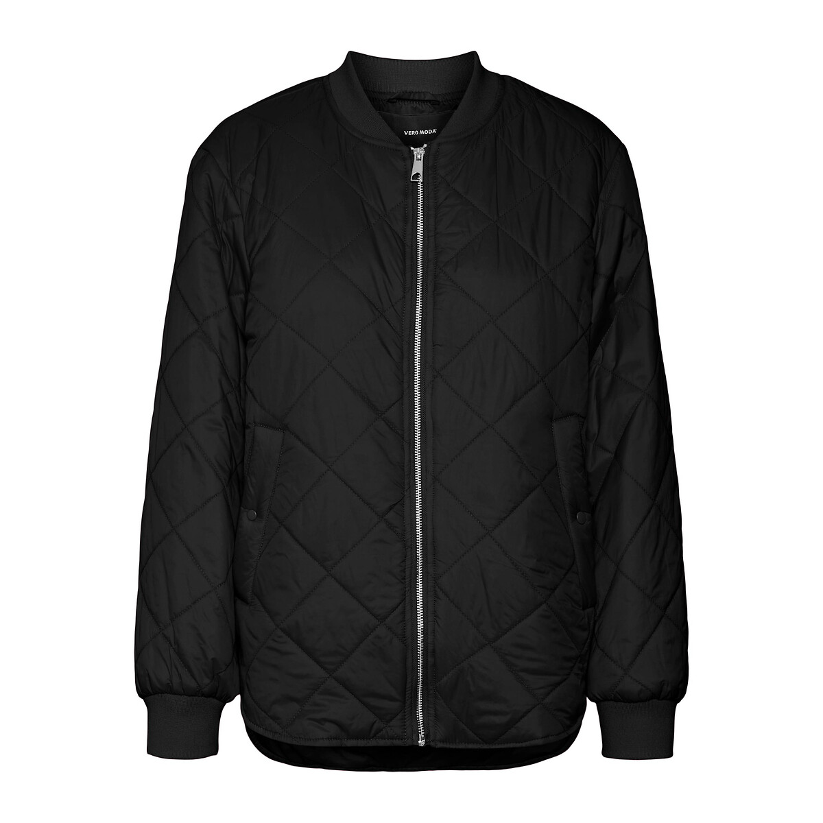 Куртка Стеганая короткая на молнии L черный LaRedoute, размер L - фото 5