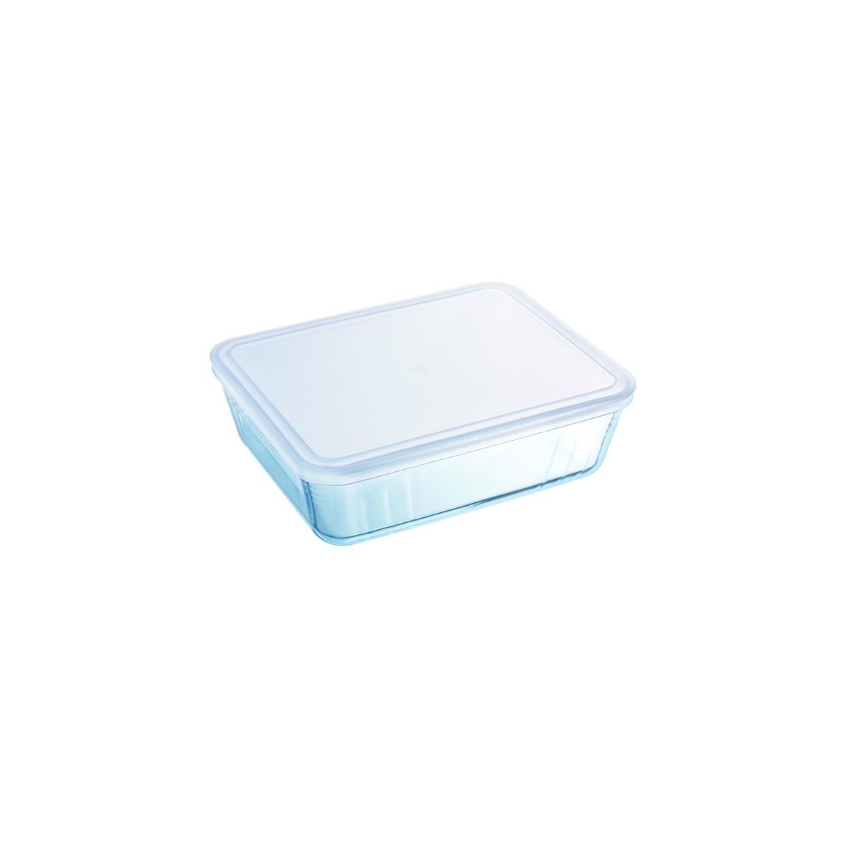 Plat conservation rectangulaire verre 25x19cm