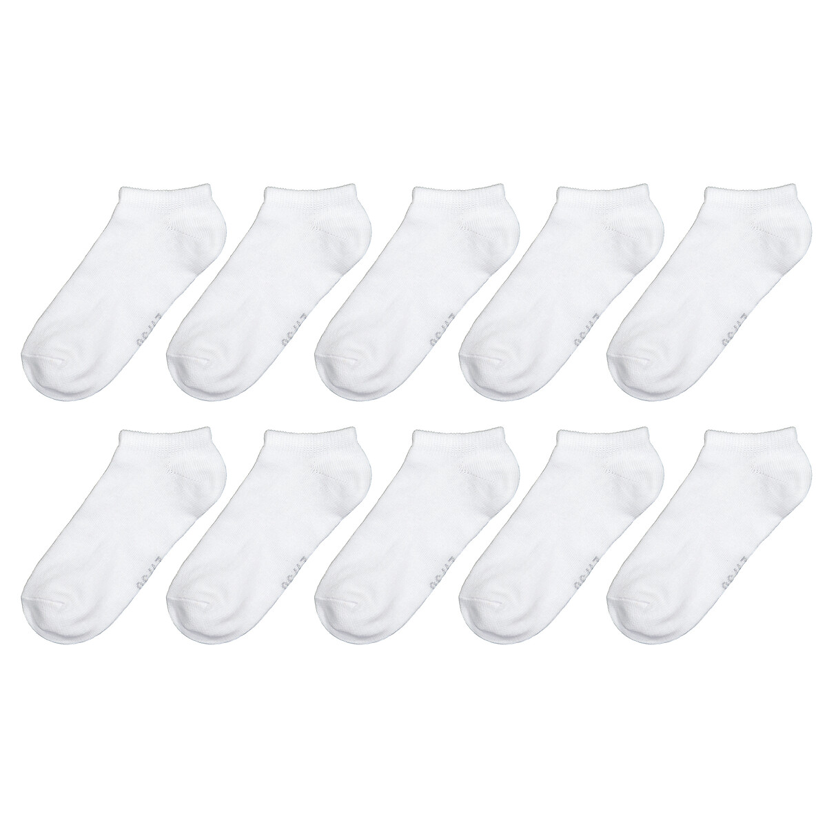 Комплект из десяти пар носков La Redoute 31/34 белый