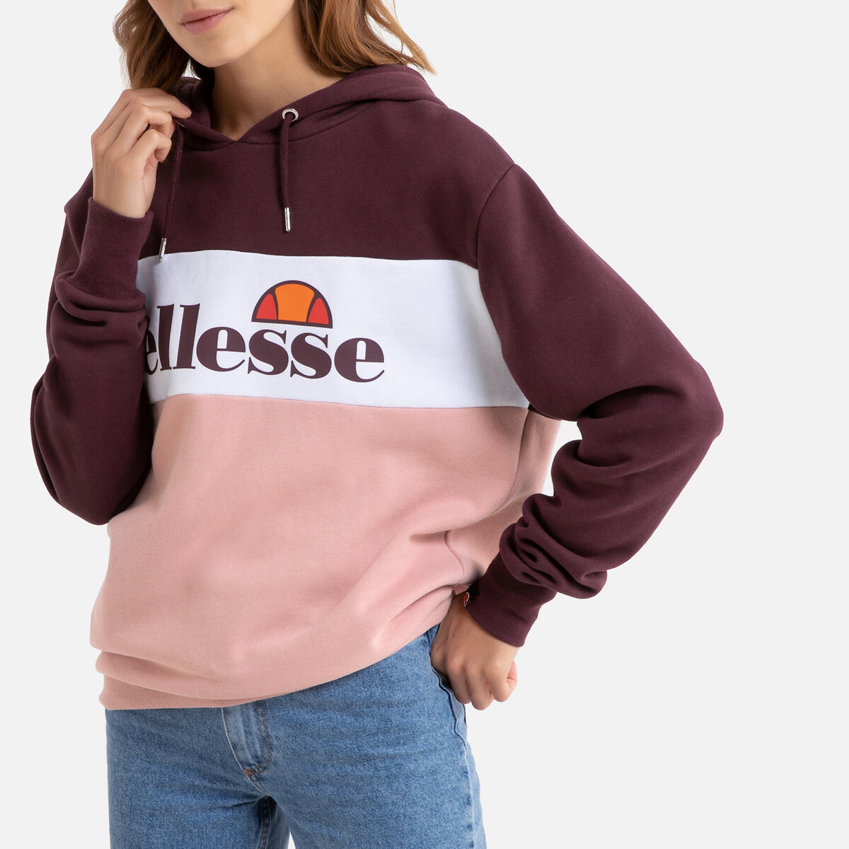 

Свитшот LaRedoute, Розовый, С капюшоном XS розовый