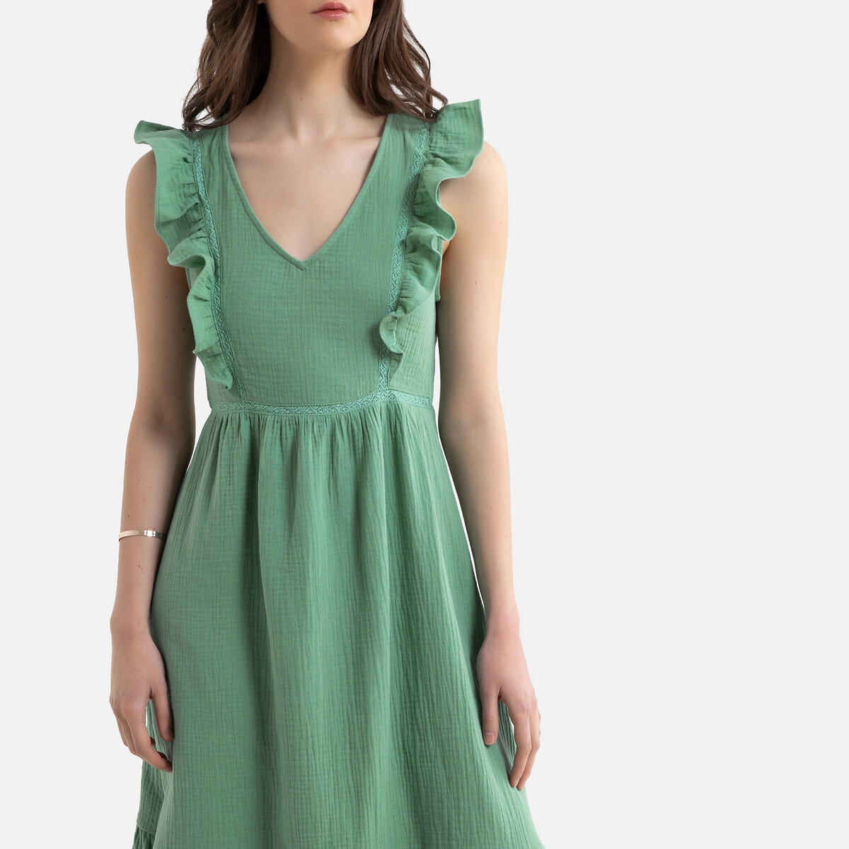 Платье LaRedoute Без рукавов GALANT M зеленый, размер M - фото 3