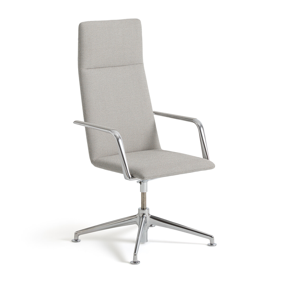 Кресло Офисное из алюминия и со вставками из шерсти Torino единый размер бежевый