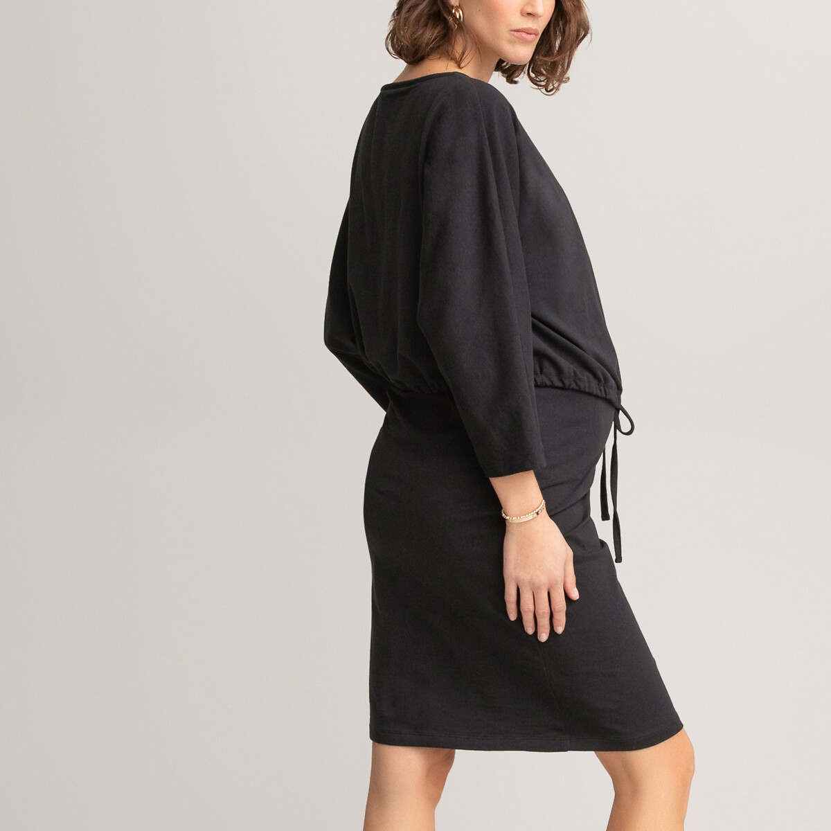 Платье LaRedoute Для беременных 2 в 1 S черный, размер S - фото 4